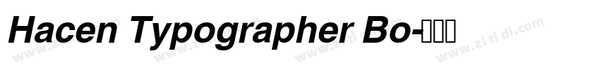 Hacen Typographer Bo字体转换 Hacen Typographer Bo字体转换